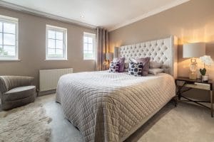 Interior Designed Neutral Coloured Bedroom