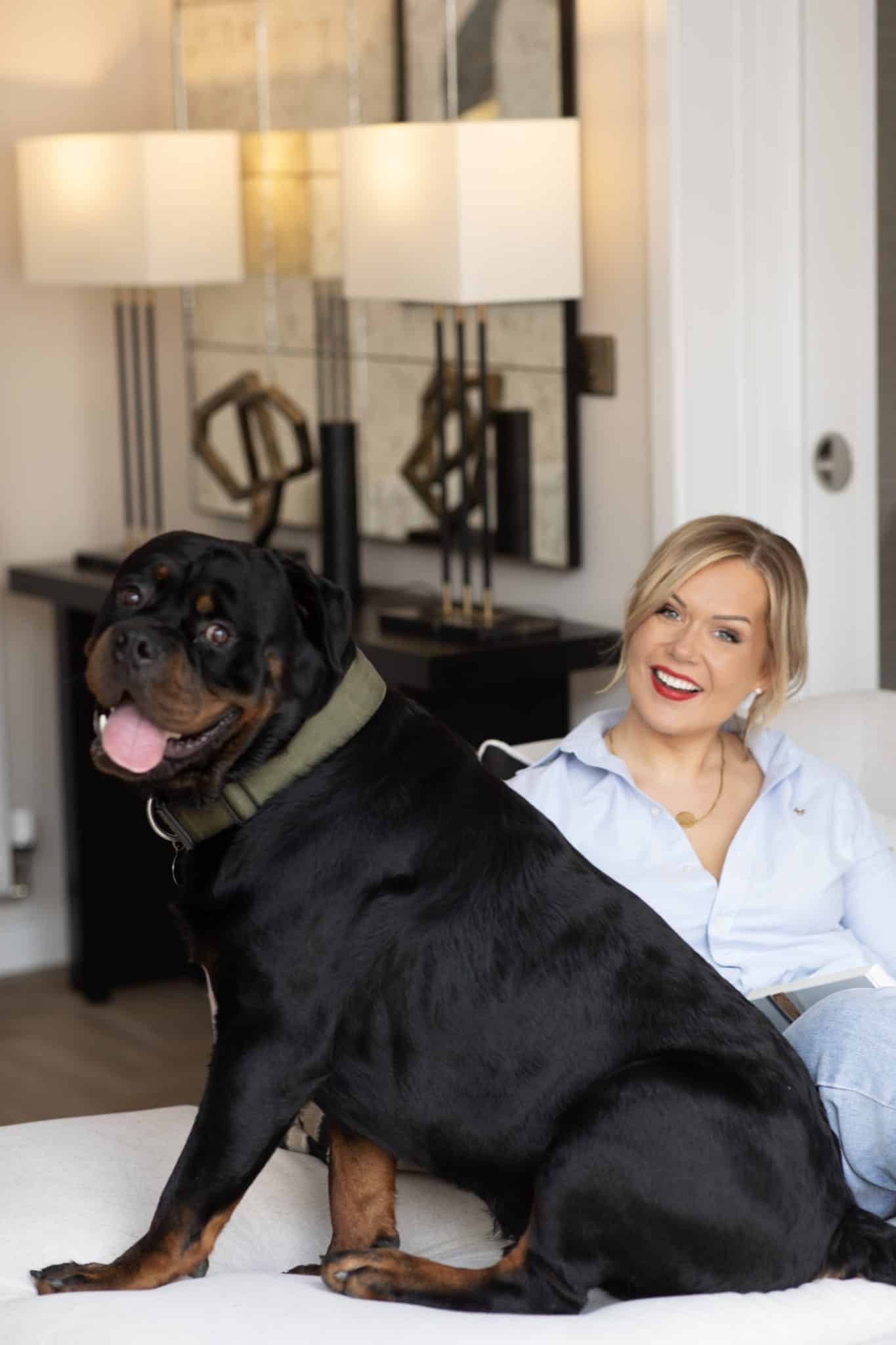 Rachael Reid and Hektor