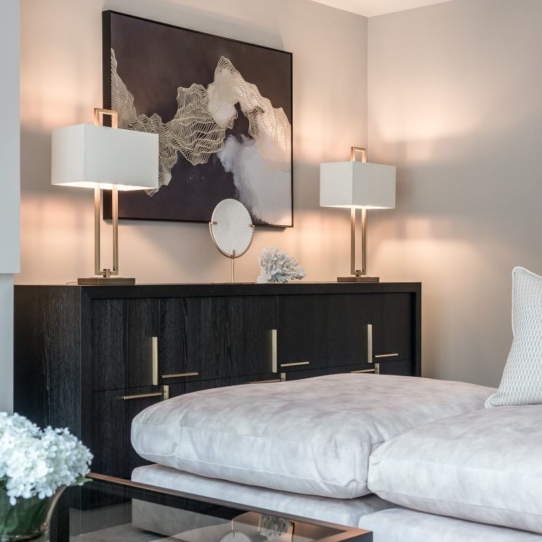 living room designed by interior designer in Wylde Green